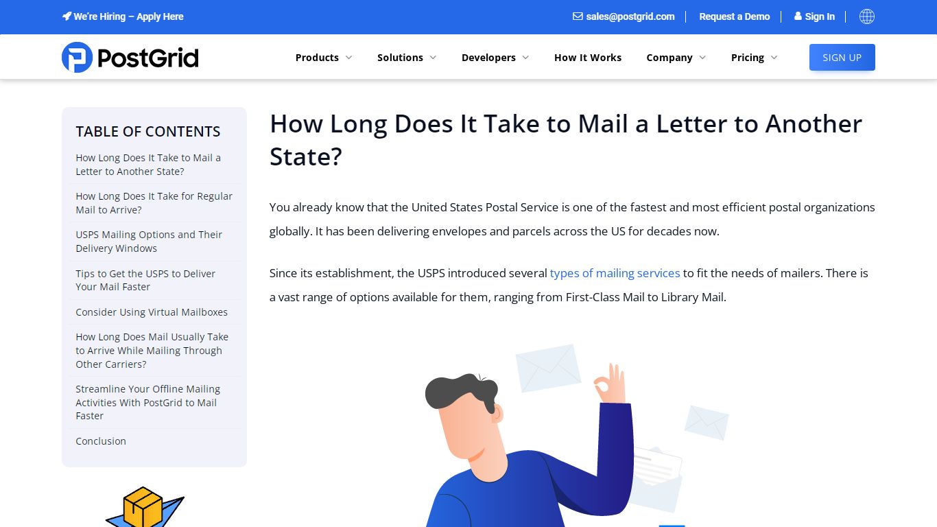 How Long Does Regular Mail Take from State to State?